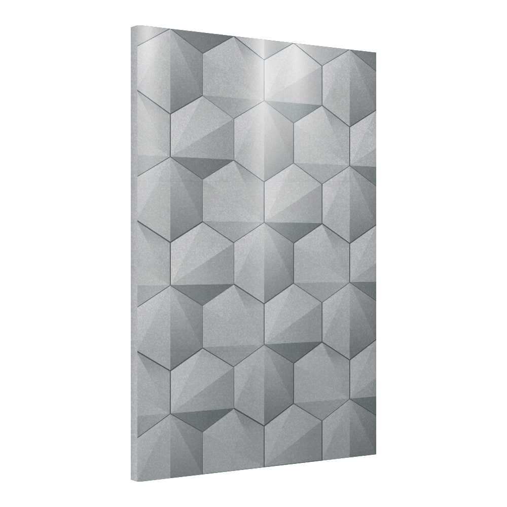 Объемные оцинкованные фасадные кассеты Ракушки